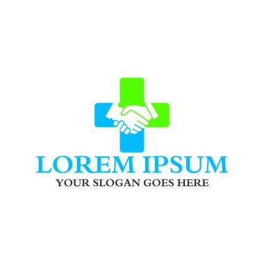 Tıbbi logo, eczane logosu vektörü