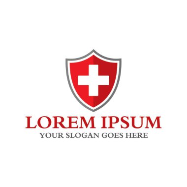 Tıbbi logo, eczane logosu vektörü