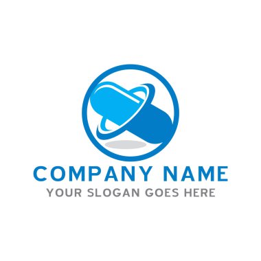 Tıbbi logo, eczane logosu vektörü