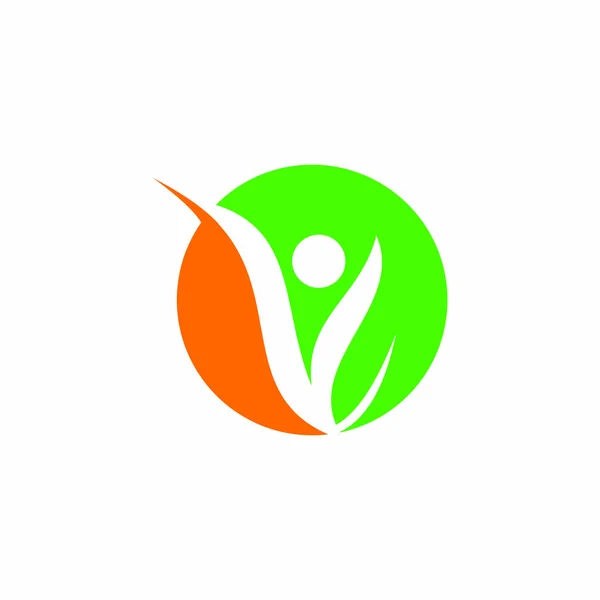 Sportovní Logo Zdravý Vektor Loga — Stockový vektor