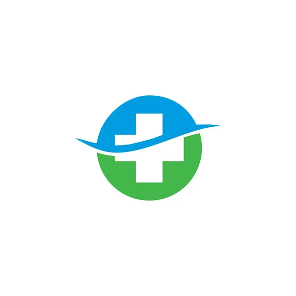Αφηρημένο Λογότυπο Κλινικής Ιατρικό Λογότυπο — Διανυσματικό Αρχείο