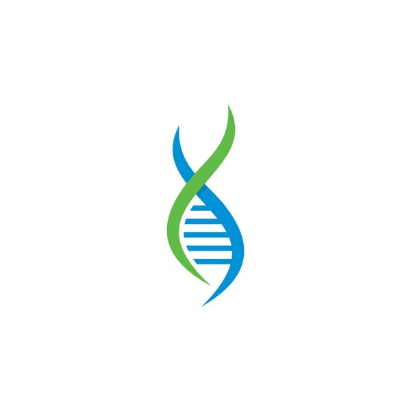 Résumé Vecteur Génétique Logo Santé — Image vectorielle