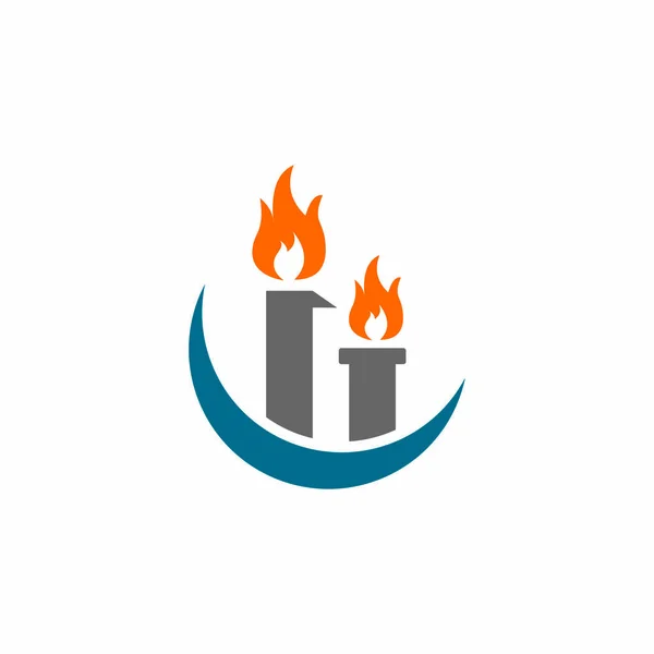 Mühendislik Logosu Fabrika Endüstrisi Logosu — Stok Vektör