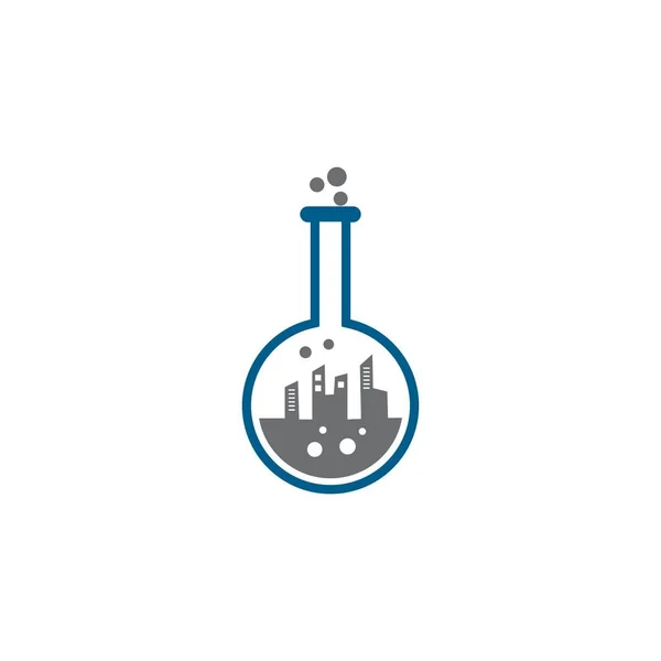 Lab Engineering Logo Factory Industry Logo — 图库矢量图片