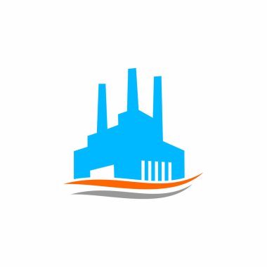 İnşaat logosu, endüstriyel logo vektörü