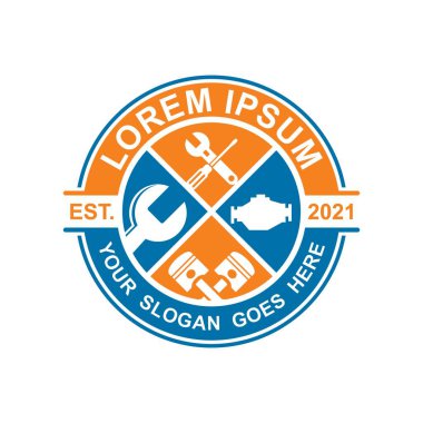 Mühendislik endüstrisi logosu, endüstriyel logo