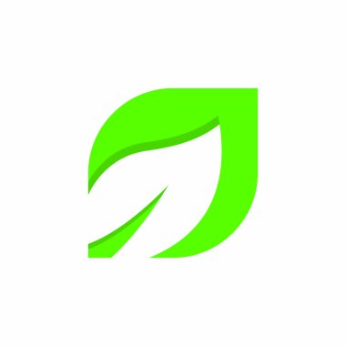 Soyut Yaprak Vektörü, Doğa Logosu