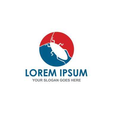 Hamamböceği böcek kontrol vektörü, hamamböceği kontrol logosu