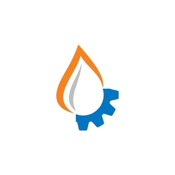 Power Industrial Logo Engineering Industry Logo —  Vetores de Stock