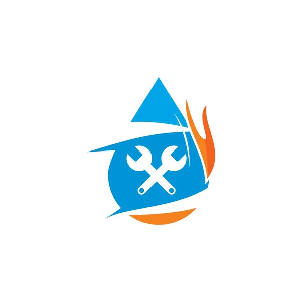 Mühendislik Endüstrisi Logosu Enerji Logosu — Stok Vektör