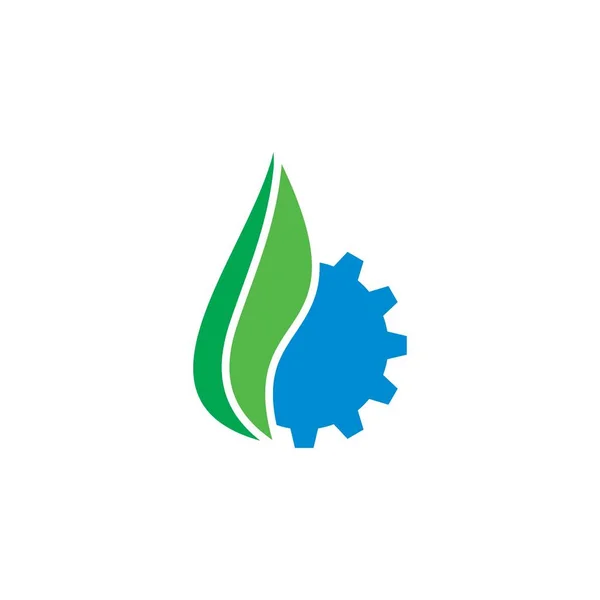 Mechanical Logo Creative Industrial Logo — Stock Vector