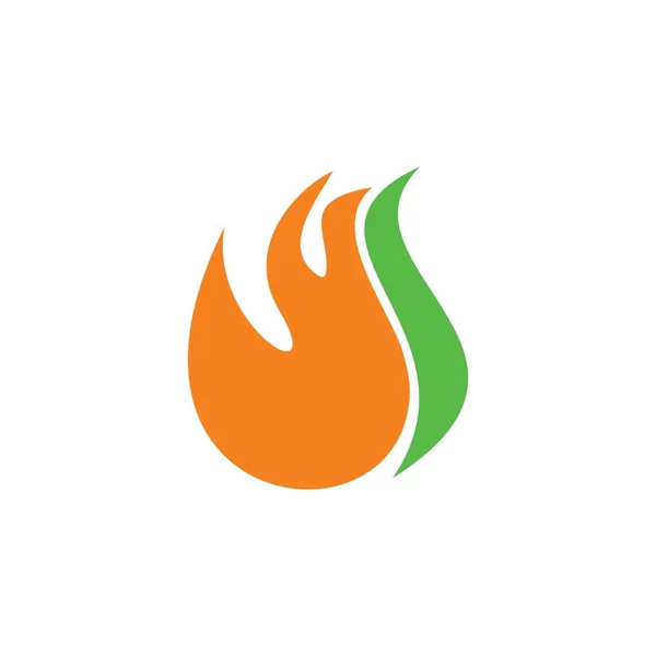 Yangın Logosu Soyut Endüstri Logosu — Stok Vektör
