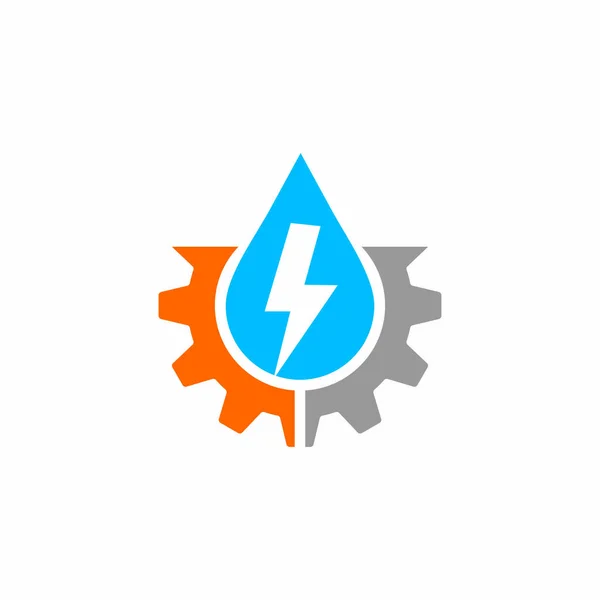 Energielogo Logo Vector Industrie — Stockvector