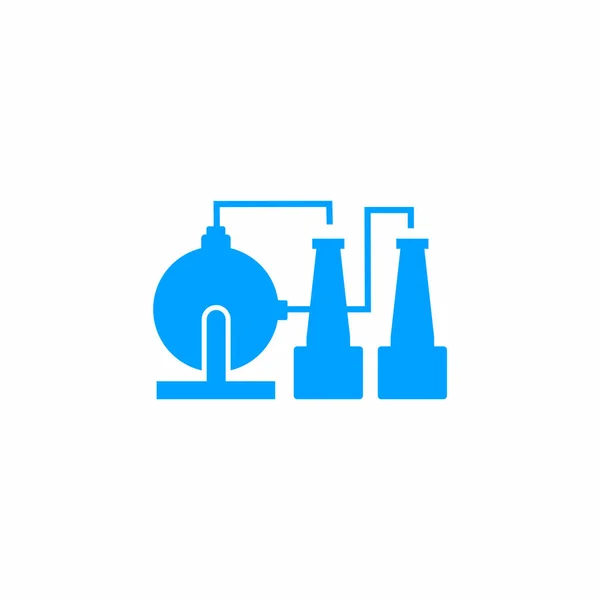 Vettore Della Raffineria Vettore Del Logo Dell Industria — Vettoriale Stock