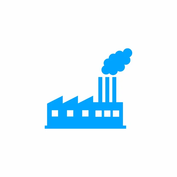 Abstraktní Tovární Vektor Průmyslové Logo — Stockový vektor