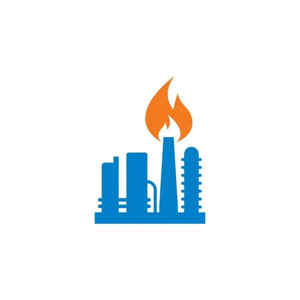 Petrochemical Vector Industrial Logo Vector — Stock Vector
