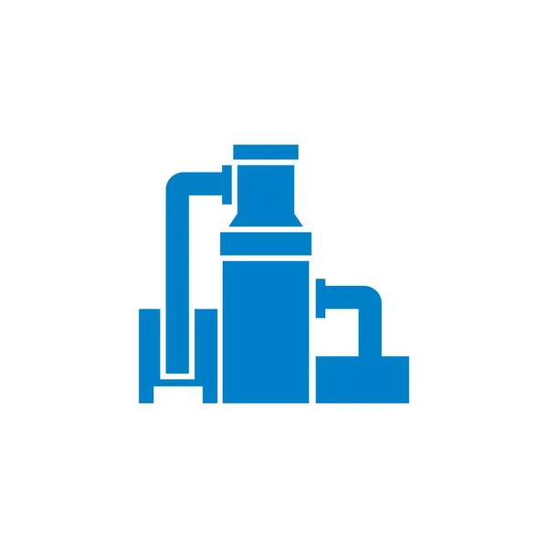 Refinery Vector Industry Logo Vector — Stockvektor