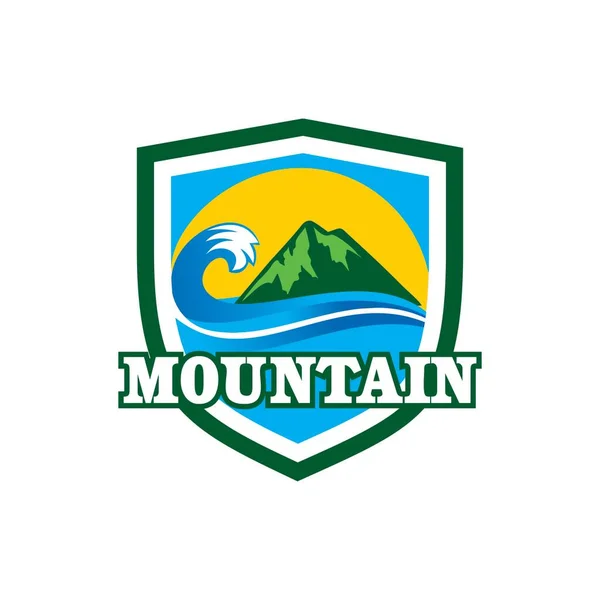 Mountain Logo Nature Logo Vector — стоковый вектор