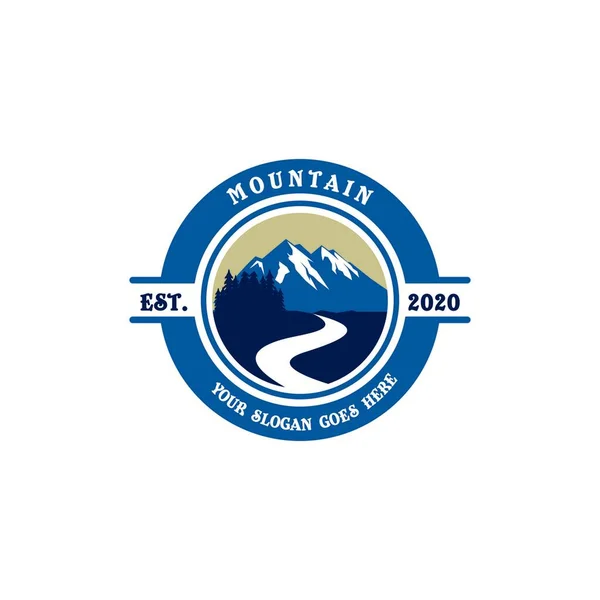 Mountain Logo Climbing Logo Vector — стоковый вектор