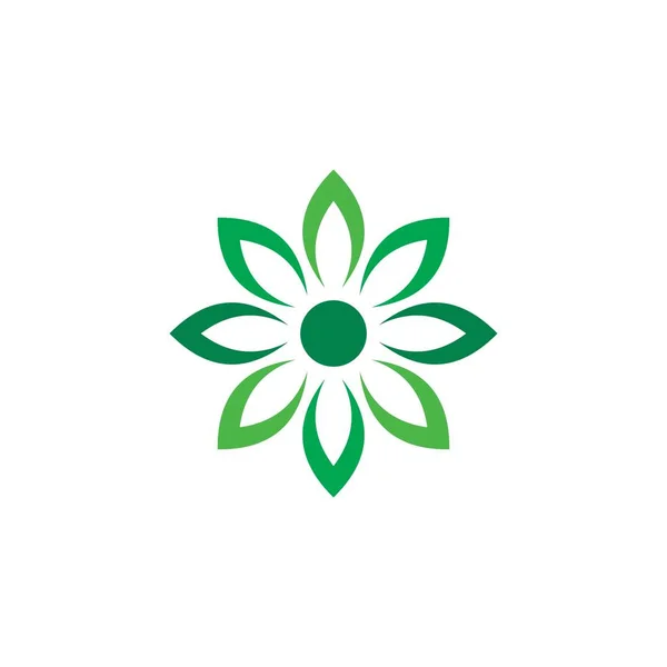 Abstract Flower Vector Nature Logo — Stock vektor
