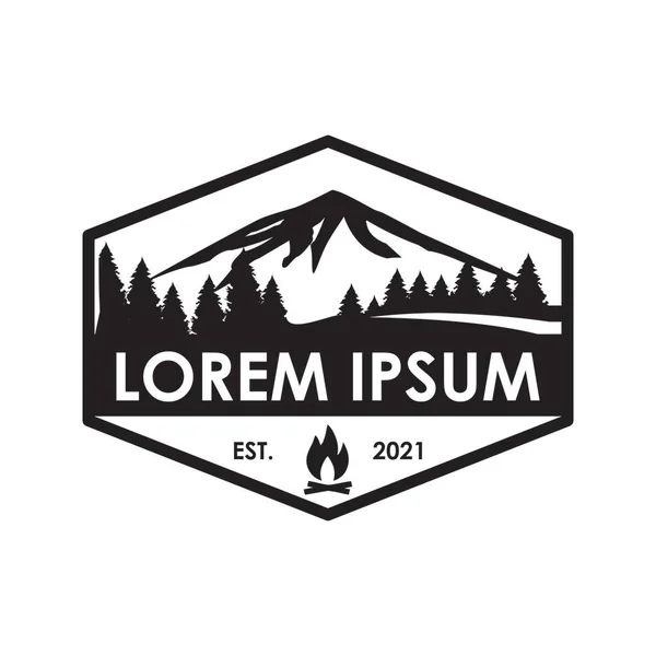 Macera vektörü, dağ logo vektörü