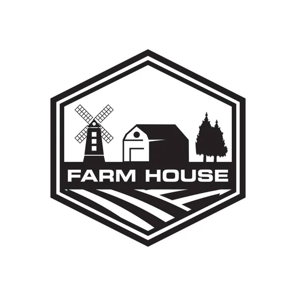 Farm Vector Agriculture Logo Vector — стоковый вектор