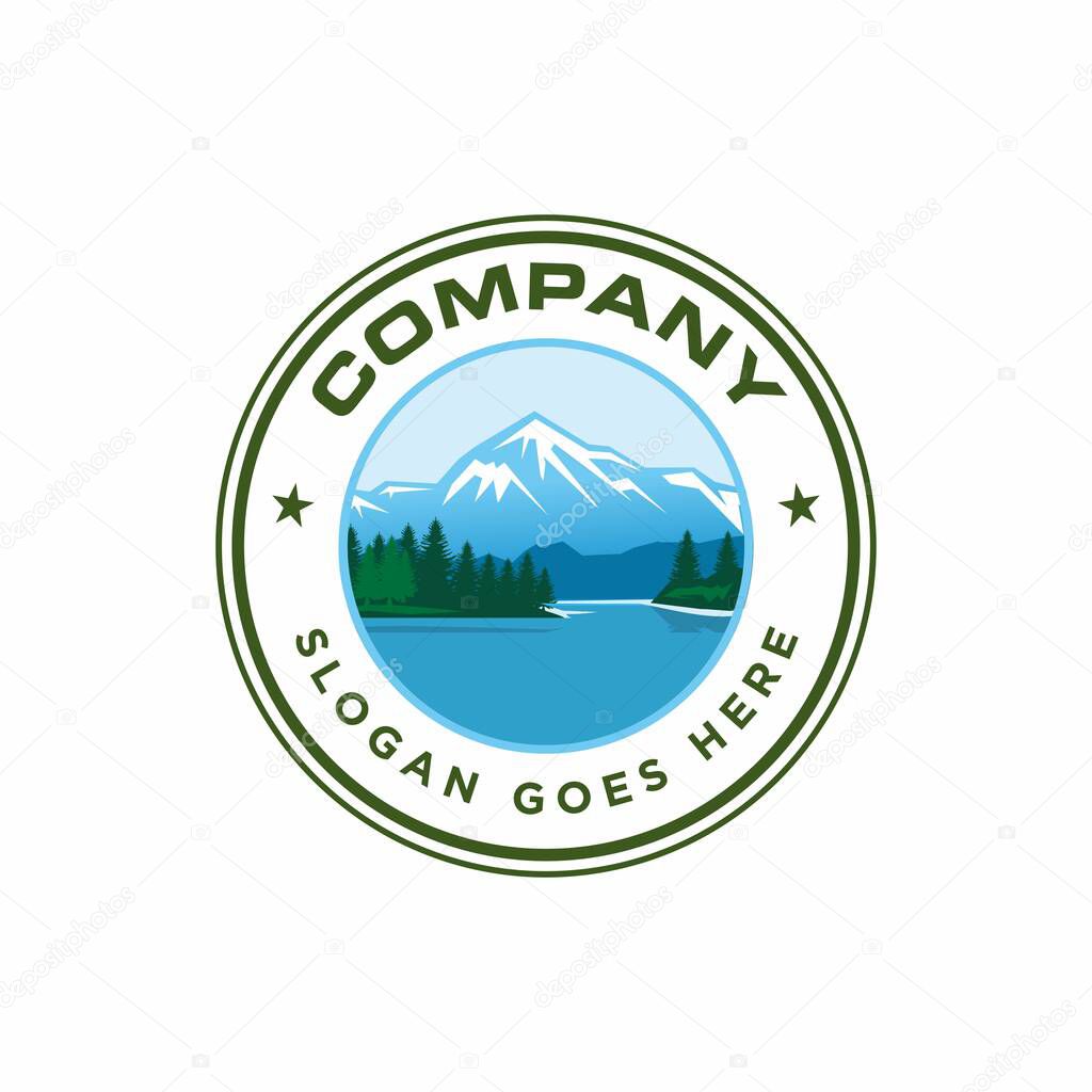 LAKE VIEW LOGO , NATURE LOGO