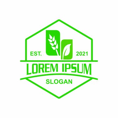 çiftlik logosu, çevre logosu vektörü