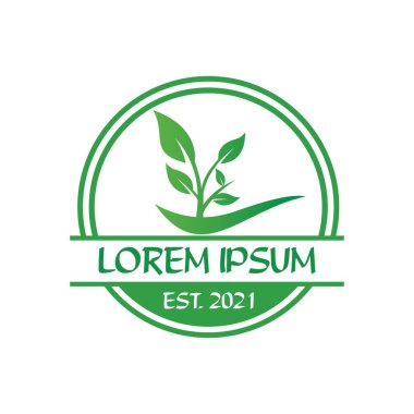 çevre logosu, doğa logo vektörü