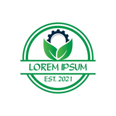 Doğa malzemeleri logosu, tarım logosu