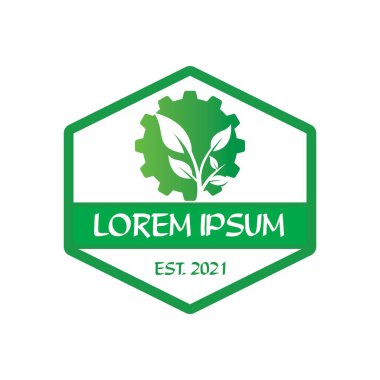 Doğa malzemeleri logosu, tarım logosu