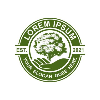 çevre logosu, doğa logo vektörü