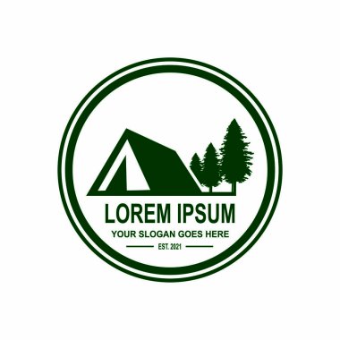 Kamp Logosu, Macera Logosu Vektörü