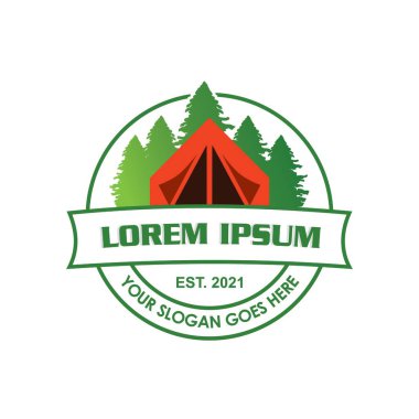 Kamp Logosu, Macera Logosu Vektörü