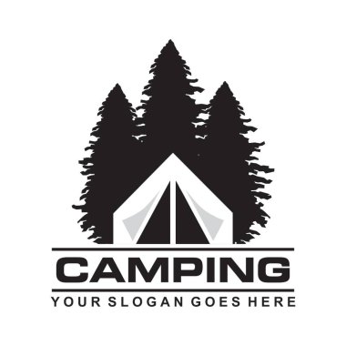 Kamp Logosu, Macera Logosu Vektörü