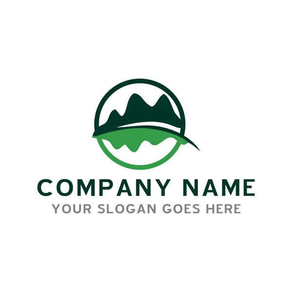 Nature Logo Environment Logo Vector — Vetor de Stock