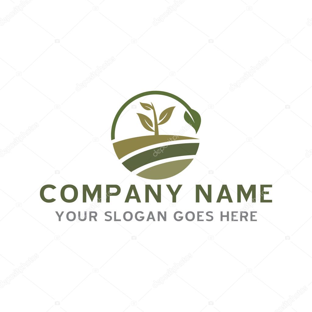 farm logo , agriculture logo vector