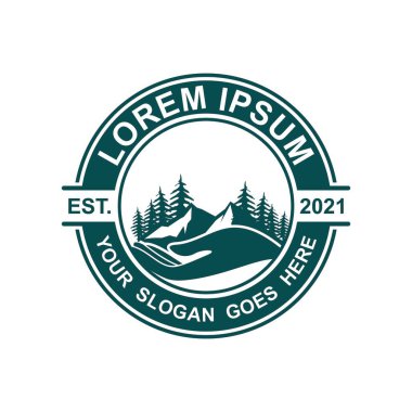 Kamp Logosu, Macera Logosu Vektörü