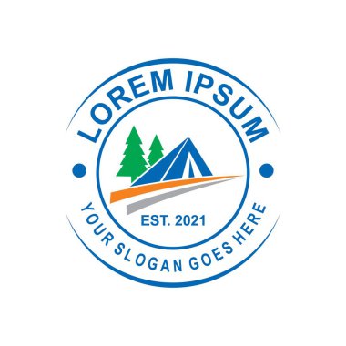 Kamp Logosu, Macera Logosu Vektörü