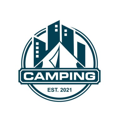 Kamp Logosu, Macera Logosu Vektörü