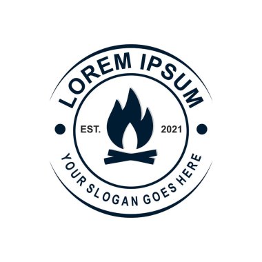 Kamp Logosu, Macera Logosu Vektörü