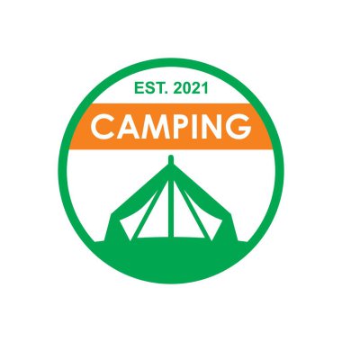 Kamp Logosu, Macera Logosu Vektörü