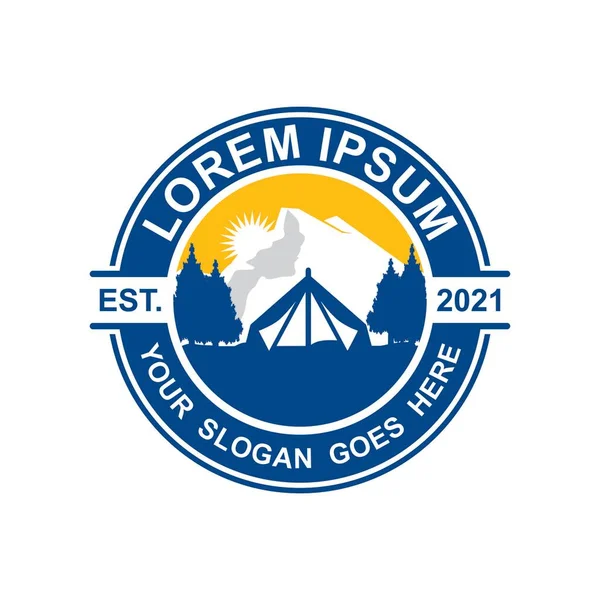 Kamp Logosu, Macera Logosu Vektörü