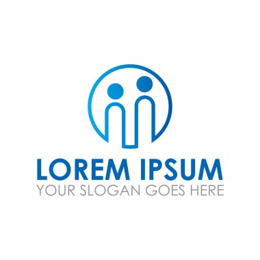 topluluk vektörü, takım çalışması logo vektörü