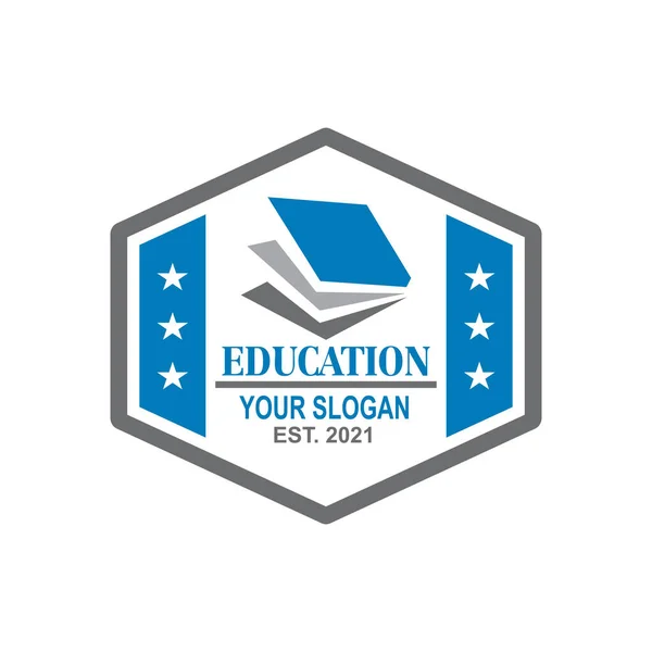 University Vector Education Logo Vector — стоковый вектор