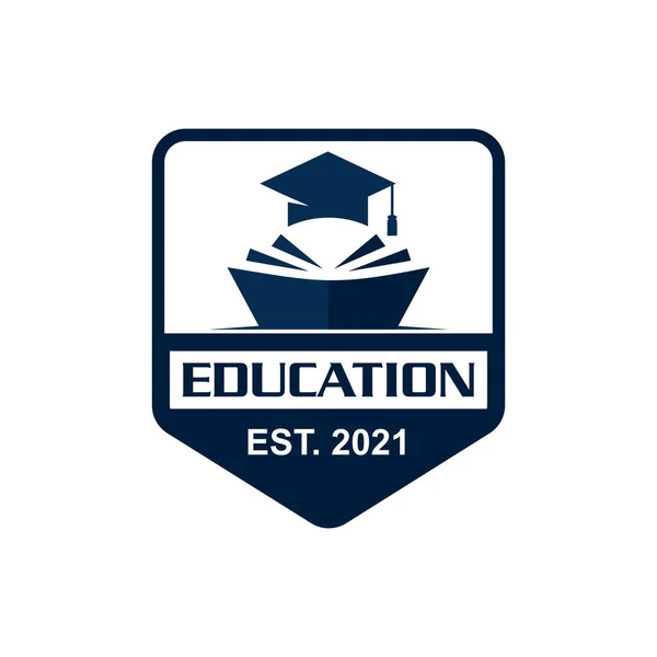 Vector Universitario Vector Logo Educación — Archivo Imágenes Vectoriales