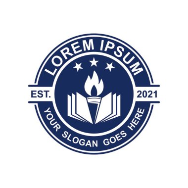 Eğitim logosu, üniversite logo vektörü