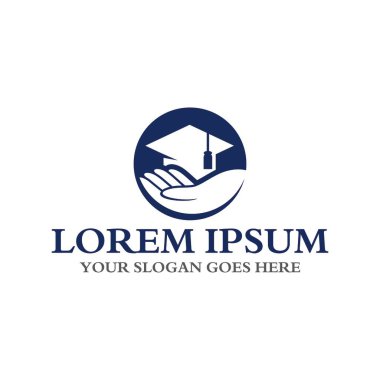 Eğitim logosu, üniversite logo vektörü