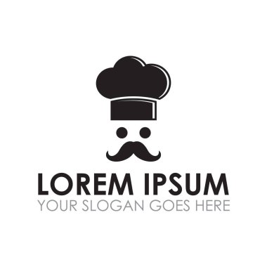 Şef Vektör, Restoran Logo Vektörü