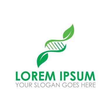 Doğa DNA vektörü, genetik logo